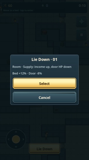 Claiming a bed